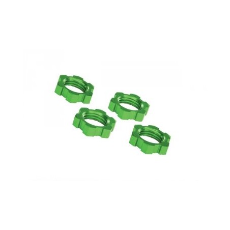 Wheel Nuts 17mm Alu Green (4)