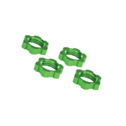 Hjulmutter 17mm Aluminium Grön (4)