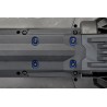 Washers Motor Mount Alu Gray w/ Screws (4) X-Maxx, XRT