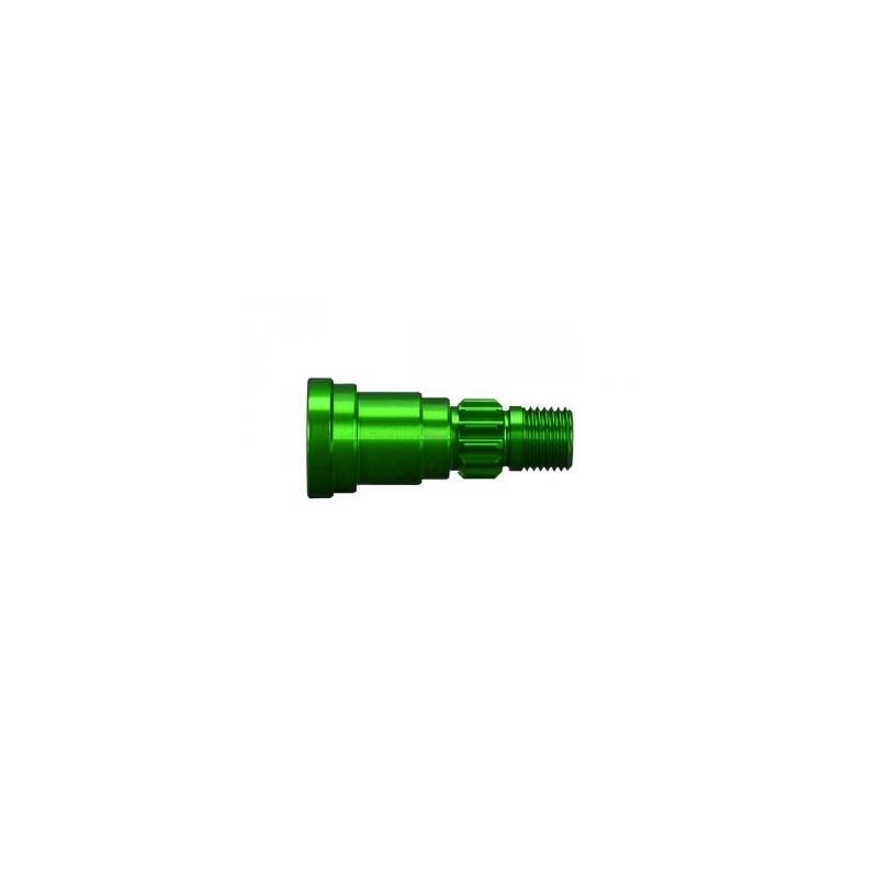 Stub Axle Alu Green (for Driveshaft #7750X) X-Maxx, XRT