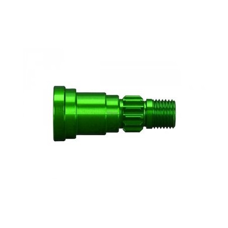 Stub Axle Alu Green (for Driveshaft #7750X) X-Maxx, XRT