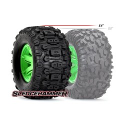 Tires & Wheels Sledgehammer/X-Maxx Orange (2)