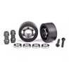 Wheels Alu Gray Wheelie Bar Set Ball Bearings (2) X-Maxx, XRT, Maxx, Sledge