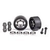 Wheels Alu Gray Wheelie Bar Set Ball Bearings (2) X-Maxx, XRT, Maxx, Sledge