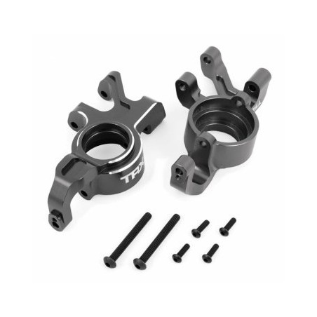 Styrspindel H&V (Par) Alu Grå X-Maxx, XRT