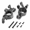Steering Blocks L&R (Pair) Alu Gray X-Maxx, XRT