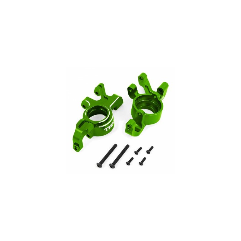 Styrspindel H&V (Par) Alu Grön X-Maxx, XRT