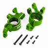 Steering Blocks L&R (Pair) Alu Green X-Maxx, XRT