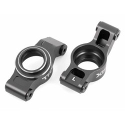 Carriers Stub Axle Rear L&R (Pair) Alu Gray X-Maxx, XRT