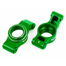 Carriers Stub Axle Rear L&R (Pair) Alu Green X-Maxx, XRT