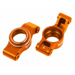 Carriers Stub Axle Rear L&R (Pair) Alu Orange X-Maxx, XRT