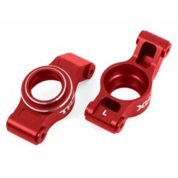 Carriers Stub Axle Rear L&R (Pair) Alu Red X-Maxx, XRT