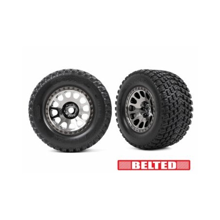 Tires & Wheels Gravix Belted / XRT Race Black Chrome (2)