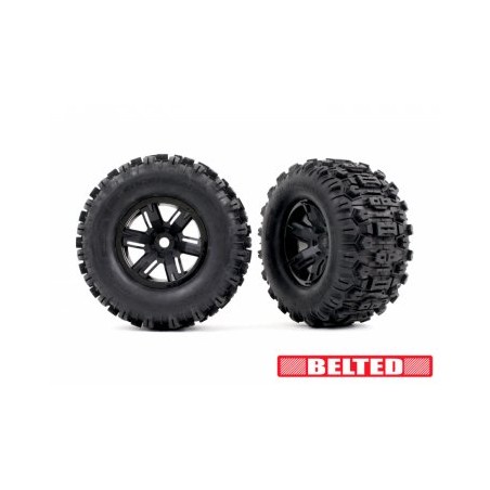 Däck & Fälg Sledgehammer Förstärkta / X-MAXX Svart (2)
