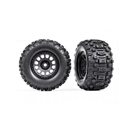 Tires & Wheels Sledgehammer/XRT Race Black (2)