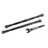 Toe Links Front Alu Black (2) X-Maxx WideMaxx, XRT