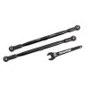 Styrstag Alu Svart (2) X-Maxx WideMaxx, XRT