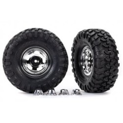 Tires & Wheels 2.2" Canyon Trail / Chrome w/ Center Caps (Requires #8255A)