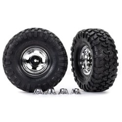 Tires & Wheels 2.2" Canyon Trail / Chrome w/ Center Caps (Requires #8255A)