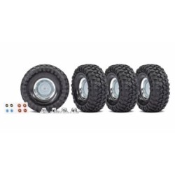 Tire & Wheel Canyon Tr./Chro. 1.9"+Center Caps (for #8255A)