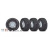Tire & Wheel Canyon Tr./Chro. 1.9"+Center Caps (for #8255A)
