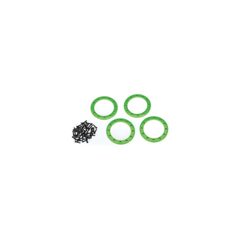 Beadlock Rings 2.2" Alu Green (4)