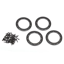 Beadlock Rings 1.9" Alu Black (4)