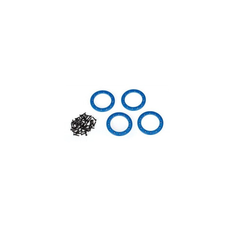 Beadlock Rings 1.9" Alu Blue (4)