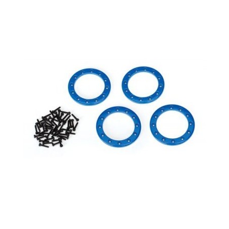 Beadlock Ringar 1.9" Alu Blå (4)