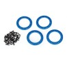Beadlock Ringar 1.9" Alu Blå (4)