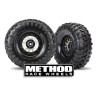 Wheels Method 105 Black Chrome 2.2" (2)