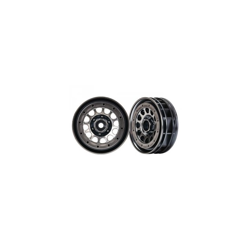 Wheels Method 105 Black Chrome 1.9" Beadlock (2)