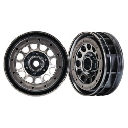 Wheels Method 105 Black Chrome 1.9" Beadlock (2)
