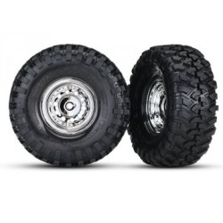 Däck & Fälg Canyon Trail/Krom 1.9" (för 8255A Axel) (2)