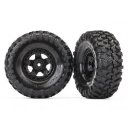 Tires & Wheels Canyon Trail/TRX-4 Black 1.9" (2)
