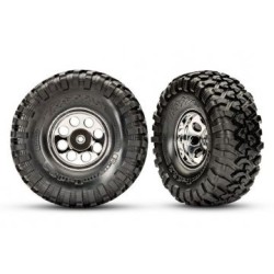 Däck & Fälg 2.2 Canyon Trail 5.3" Classic Krom (för 8255A Axel) (2)