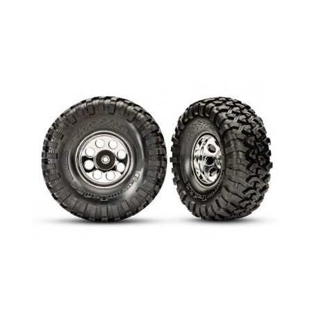 Tires & Wheels 2.2 Canyon Trail 5.3" Classic Chrome (för 8255A Axel) (2)