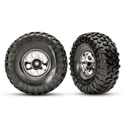 Däck & Fälg 2.2 Canyon Trail 5.3" Classic Krom (för 8255A Axel) (2)