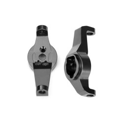 Casterblock Portalaxel Alu Grå V+H (2)  TRX-4/6