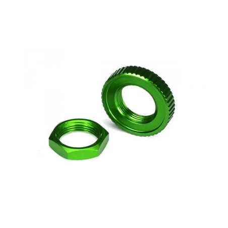 Servo Saver Nut Alu Green 4-Tec