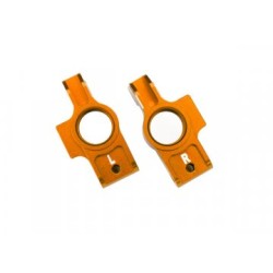 Carriers Stub Axle Alu Orange (Pair) 4-Tec