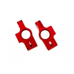Carriers Stub Axle Alu Red (Pair) 4-Tec