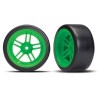 Tires & Wheels Drift 1.9" on Green Split-spoke Rear (2)
