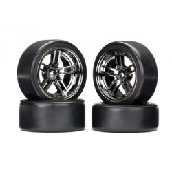 Tires & Wheels 1.9" Drift Split-Spoke Black Chrome (4)