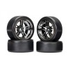 Tires & Wheels 1.9" Drift Split-Spoke Black Chrome (4)