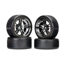 Tires & Wheels 1.9" Drift Split-Spoke Black Chrome (4)