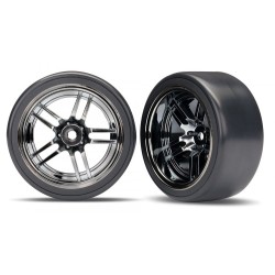 Tires & Wheels 1.9" Drift Split-Spoke Black Chrome (4)