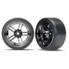 Tires & Wheels 1.9" Drift Split-Spoke Black Chrome (4)