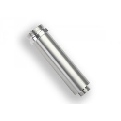 Body GTR Shock 64mm Silver Aluminum (No Threads) (for #8451)