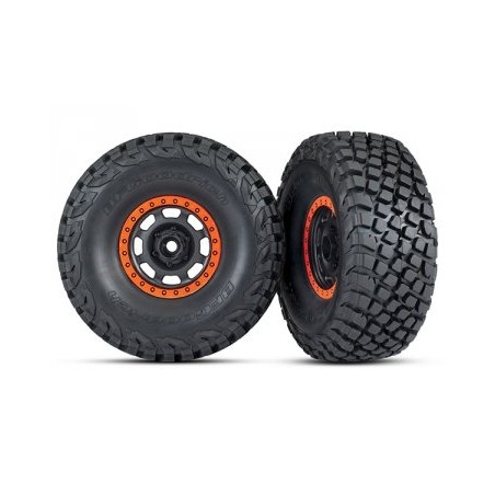 Däck & Fälg Baja KR3/Desert Racer Svart-Orange (2)  UDR
